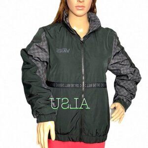 💖MEGA SALE💖VANS BMX Remix JACKET Women Black VN0A4CNXBLK Water Raincoat Puffer